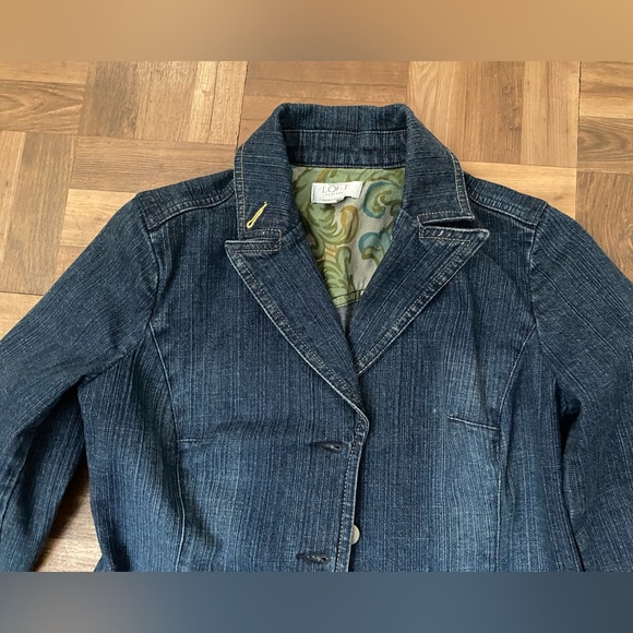 Ann Taylor Loft Button Down Jean Jacket - Picture 3 of 8